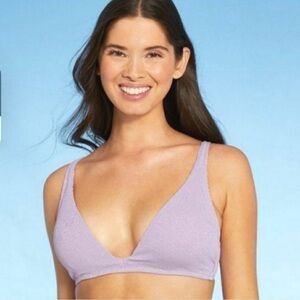 Women's Tall Triangle Bralette Bikini Top - Shade & Shore™ - 36DD